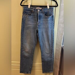 Levis wedgie straight jeans in Unstoppable Wear, size 26